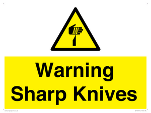 Warning Sharp Knives
